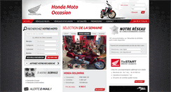 Desktop Screenshot of honda-motos.com